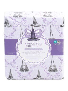 FEELIN SPOOKY Coquette Witch Sheet Set